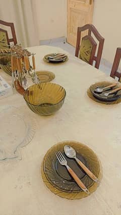 6 chairs dinning table