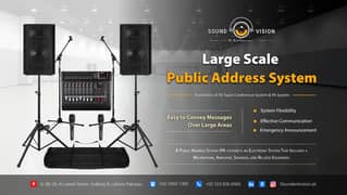 Large Scale Public Address System