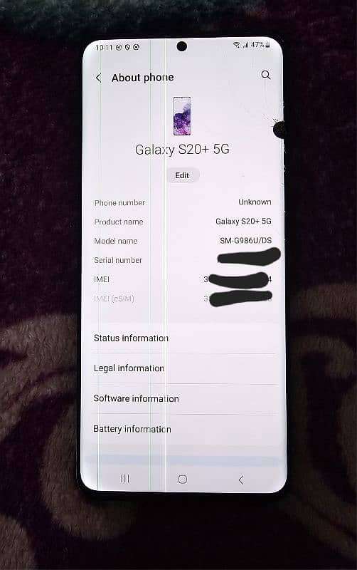 Samsung S20+ plus 5G - 12gb/128gb - Snapdragon 865 chipset 2