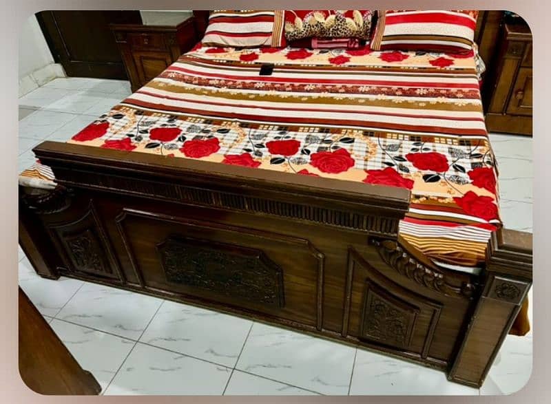 bed dressing almari new condition h use nhi howa jahez ka ha 1