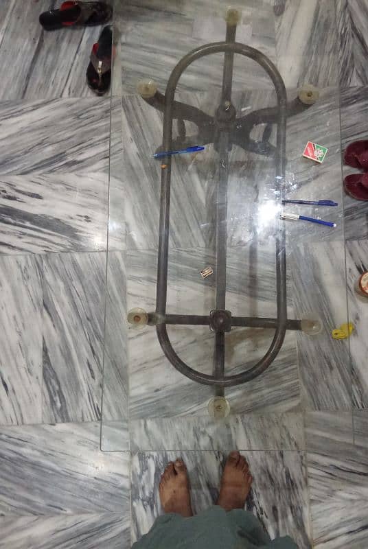 3 Central Glass Tables for sale 0