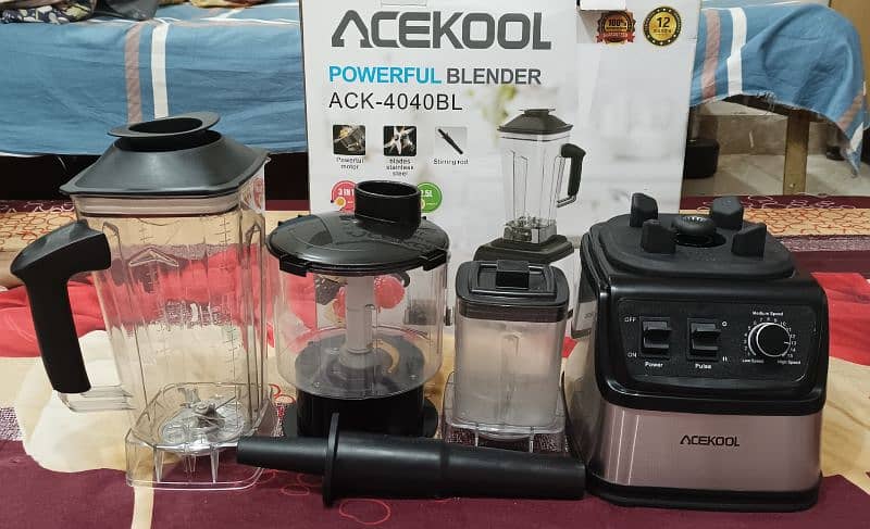 New food factor 3in1 Blender, Chopper, Grinder 4