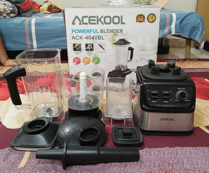 New food factor 3in1 Blender, Chopper, Grinder 5