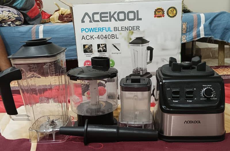 New food factor 3in1 Blender, Chopper, Grinder 8