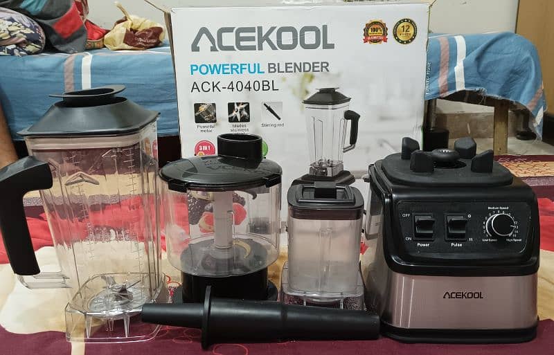 New food factor 3in1 Blender, Chopper, Grinder 12