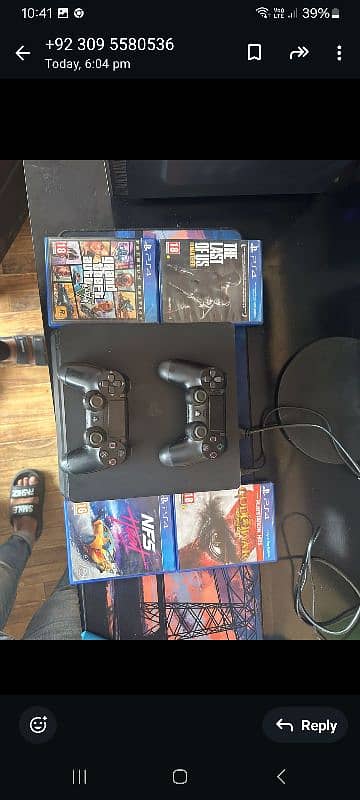 New PS 4 for sale only whats app 0