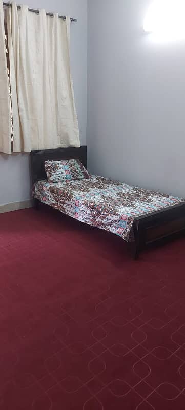 I-8/3. Fully furnished room with atch bathroom available for rent 2