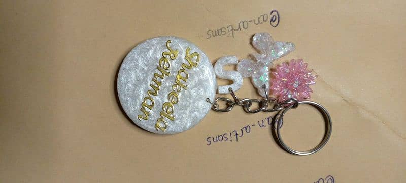 Resin keys chain 3