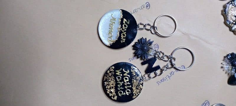 Resin keys chain 6