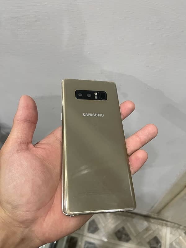 samsung Note 8 Gold edition PTA Patach approved 2