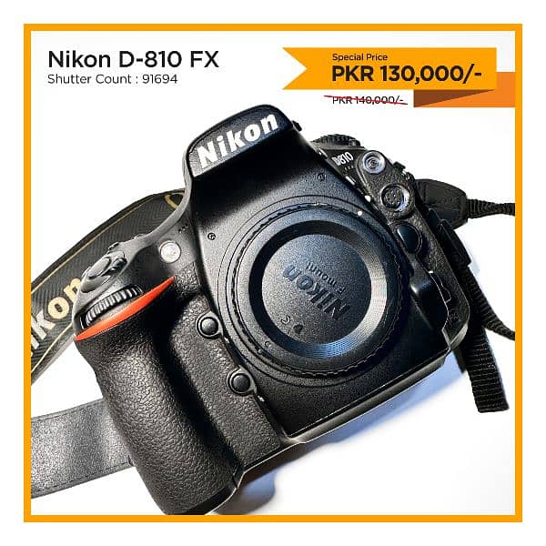 Nikon d810 full frame with different lenses 4