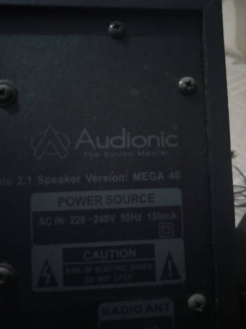 audionic mega 40 speakers for sale in very good condition 6