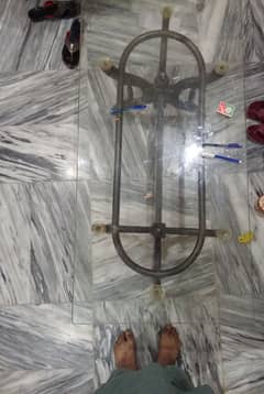 3 Central Glass Tables are for sale