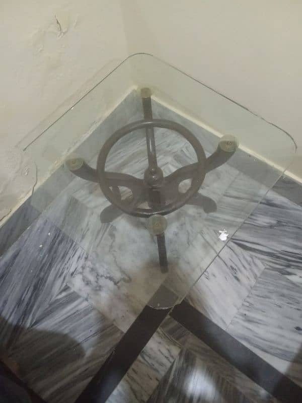 3 Central Glass Tables are for sale 2