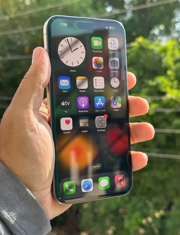 IPHONE 15 PRO MAX 256GB NATURAL TIGANIUM 7 MONTHS WARRANTY WITH BOX 3