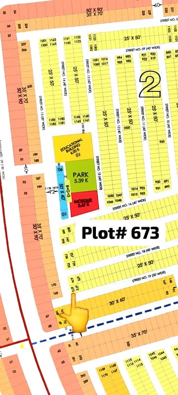 Faisal Town Phase 2 Plot Size 25x50 Overses Enclave Block 2 Both Side 50 Feet Road Corner All Dues Clear Plot Is Available For Sale 0