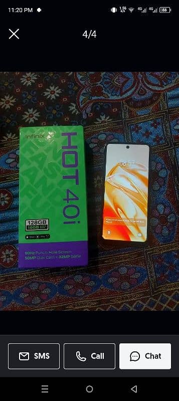 Infinix hot 40i 8+8 128 1