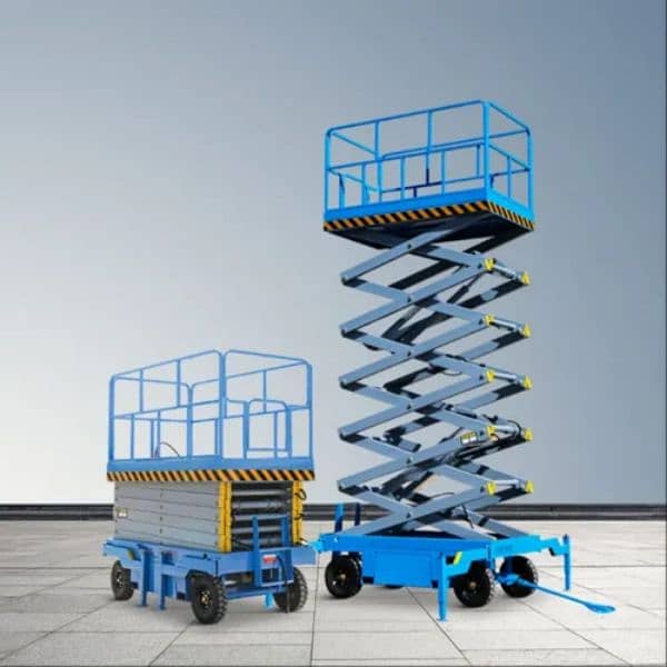 42 Feet Scissor Lift Available For Rent on Daily Basis in all Pakistan 0