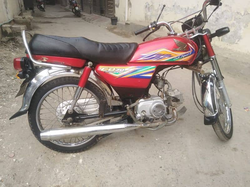 Red honda cd70 2020 13