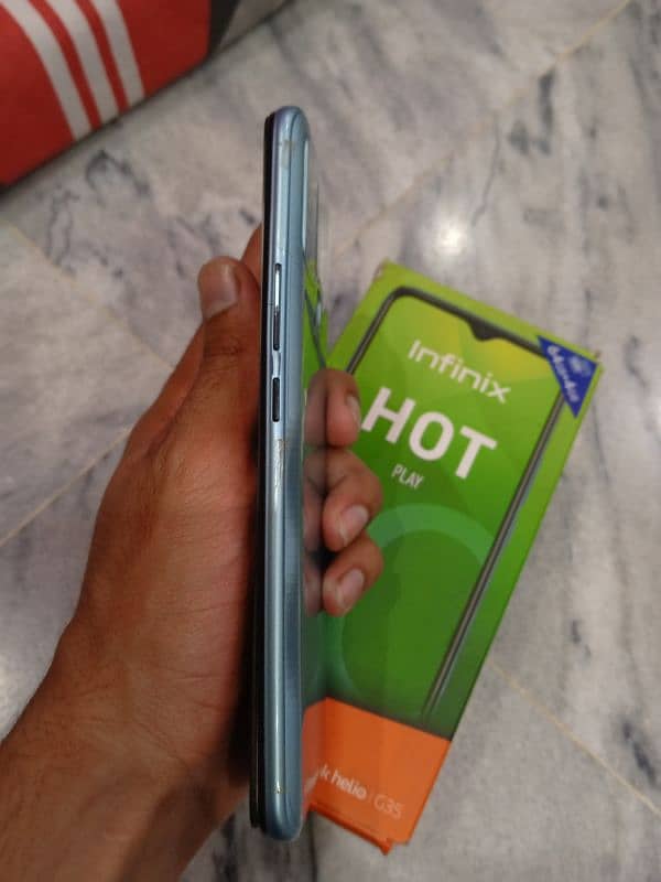 infinix hot 10 play 4 64 with box no open no repair 03280366336 6