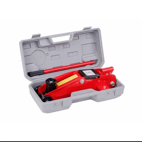 2 Ton capacity Car Handheld Compact Trolley car Jack - With S 7