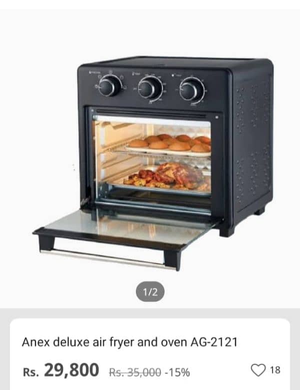 new deluxe air fryer and oven 1