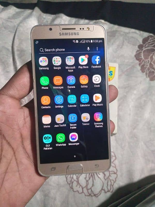 SAMSUNG J7/6 Mobile with Box no open no repair all ok condition 10/9.5 9