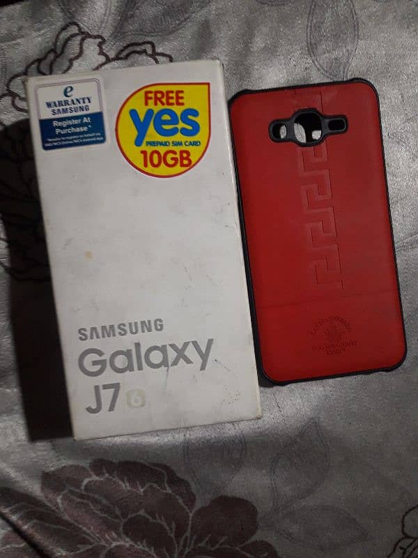 SAMSUNG J7/6 Mobile with Box no open no repair all ok condition 10/9.5 10