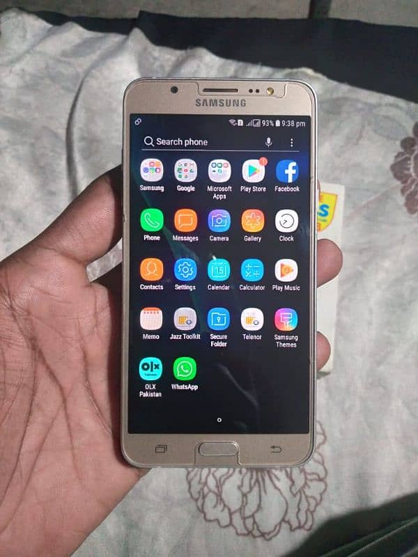 SAMSUNG J7/6 Mobile with Box no open no repair all ok condition 10/9.5 15