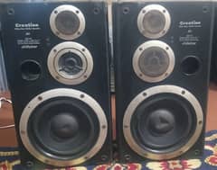 victar speaker 3 way havy bass ganian 160 wats working ma