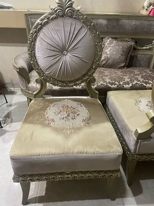 2 Single seater sofa with expensive cloth 2