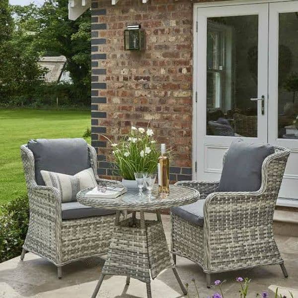 Outdoor rattan dining set 10