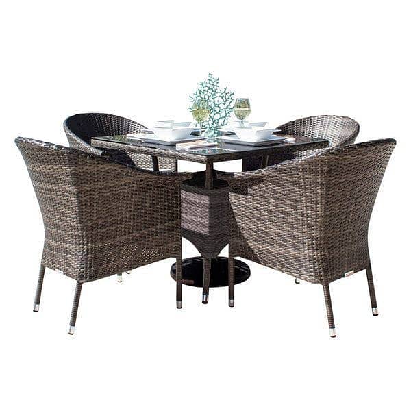 Outdoor rattan dining set 19