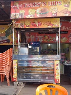 burger & fries counter Rs 75000