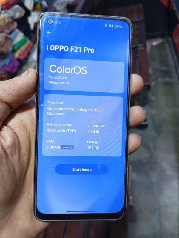 oppo f 21 pro 8+8 128 box available 6