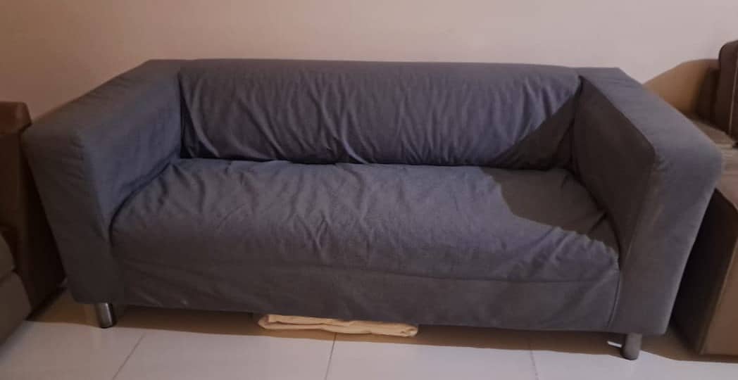 IKEA 2 seaters Sofa Grey Color 0