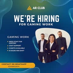 We need a staff for Gaming Work | Jobs | Call centre