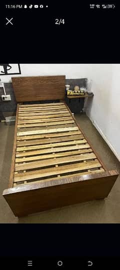 Wooden Single Bed