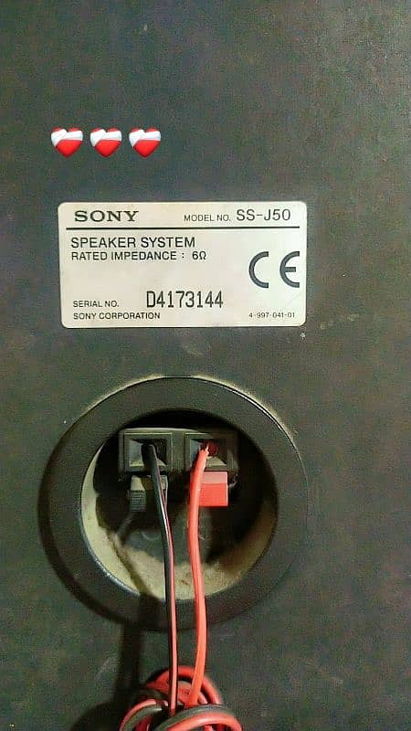 Sony speakers . modal ss j50 5