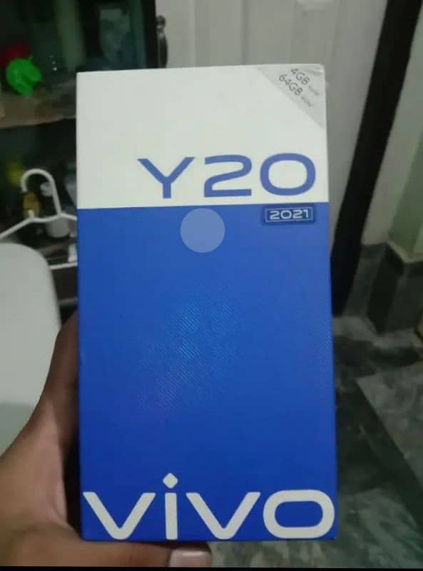 vivo y 20 with original box charger 0