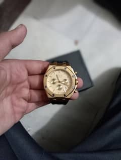 KWC ORIGINAL  watch with complete box gold edition