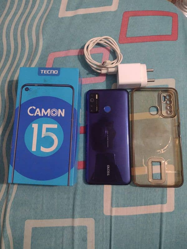 techno camon 15 4/64 all ok complete saman 2