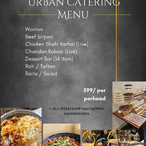 Urban Catering service discounted price 1