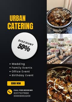 Urban Catering service discounted price