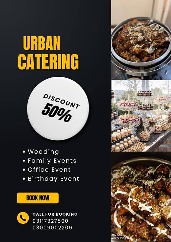 Urban Catering service discounted price 0