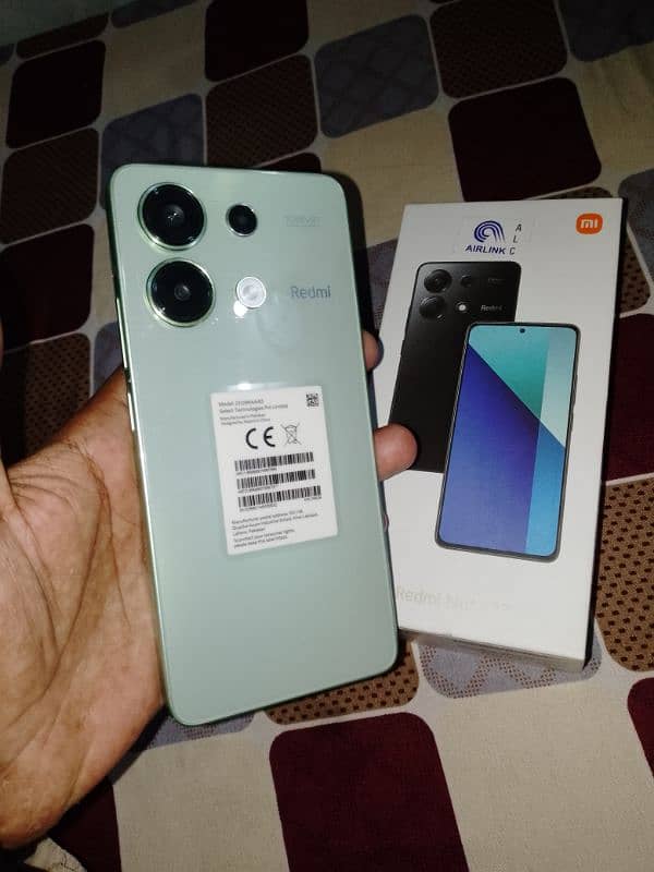 asalam o alikum xiaomi Redmi note 13 8/256 only 1 month used 0