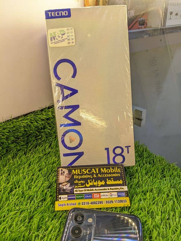 Tecno Camon 18T 4+3/128 10/10 with Box 1