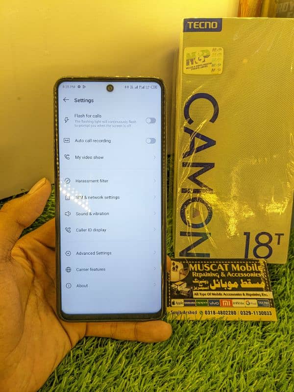 Tecno Camon 18T 4+3/128 10/10 with Box 4