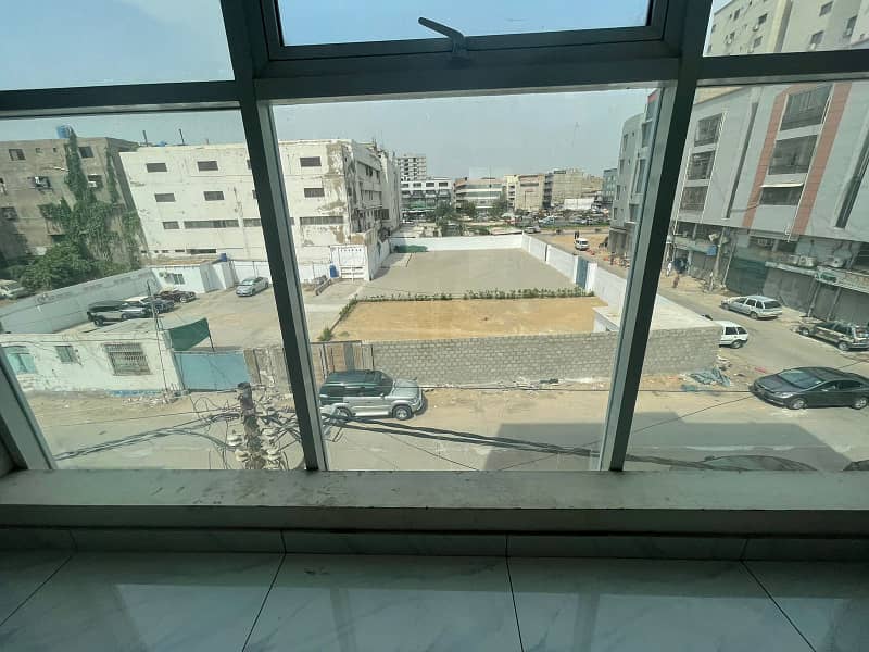 Dha | BrandNew 960 Sqft Office Floor For Sale | Modern Glass Elevation | Front Entrance 60 Ft Wide Road | Chance Deal | Attractive Rental Income | Reasonable Demand | 6