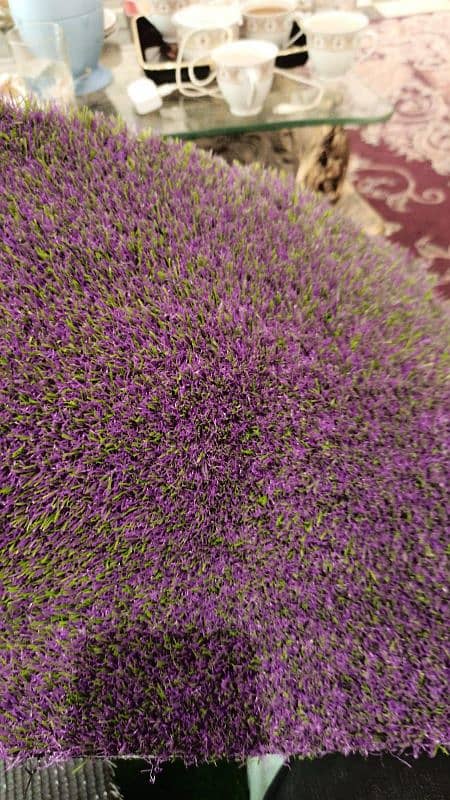 artificial grass Lavender colour 0